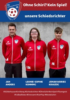 🛎️ Pfeifenpower für die SG – zwei Neue verstärken unser Schiri-Team! 🛎️